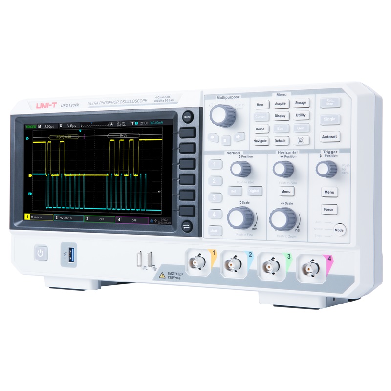 Osciloscópio digital UNI-T upo - Digital Storage Oscilloscope 4 Channel 100Mhz avaliação e preço