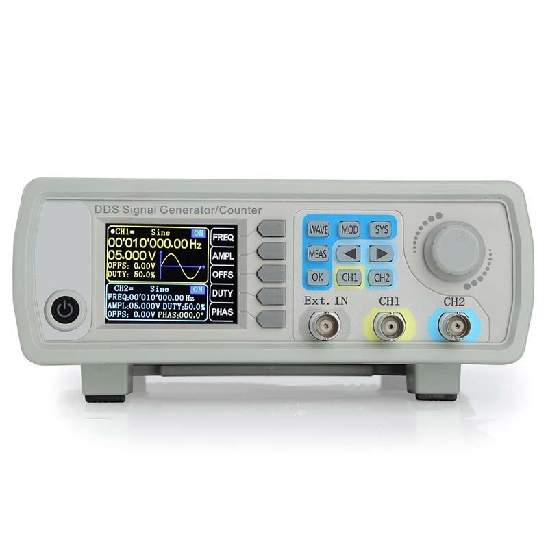 Gerador de sinal dds de canal  - Dual Channel Arbitrary Waveform Function Generator 60Mhz avaliação e preço