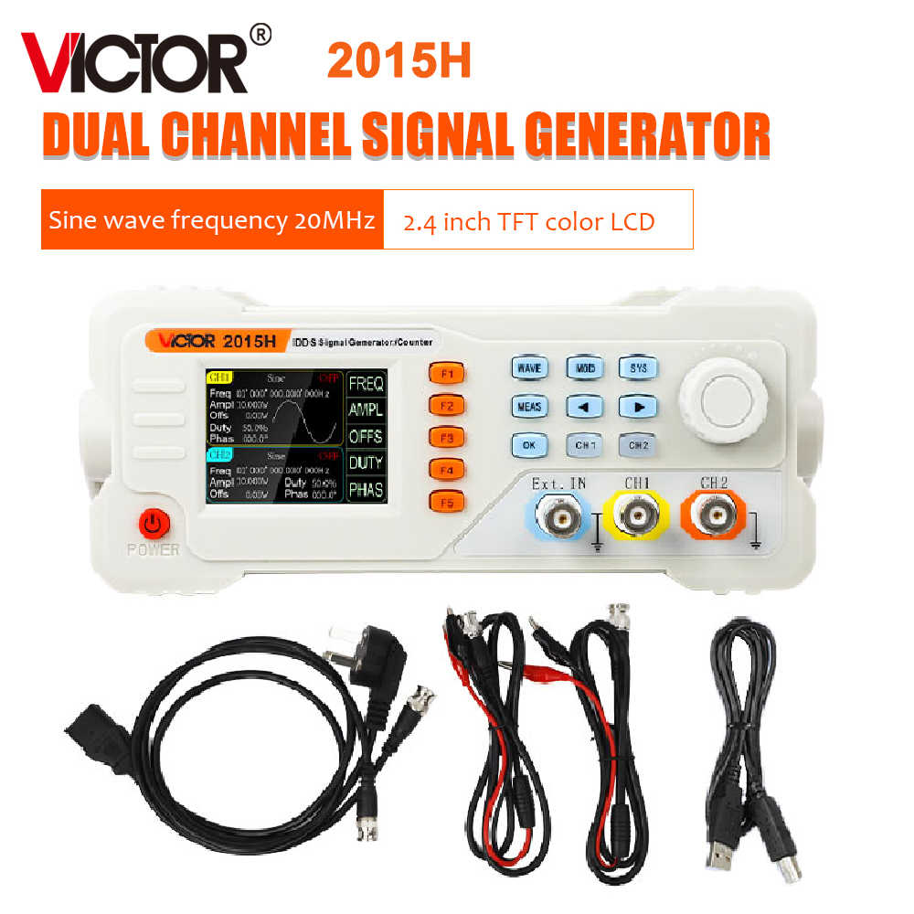 Gerador de Sinal de Forma de O - Dual Channel Arbitrary Waveform Function Generator 60Mhz avaliação e preço